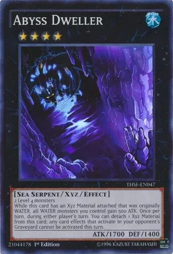 Yugioh Abyss Dweller THSF-EN047 Super Rare 1st Edition NM - Image 1 of 1