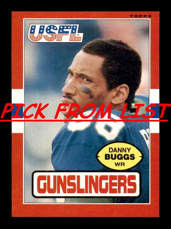 1985 Topps USFL 1-131 EX-MT/NM Pick From List All PICTURED - Image 1 of 1