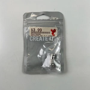 RadioShack 2780256 Coax F Connector Male to BNC Female NEW - Picture 1 of 2