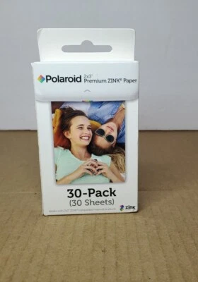 30 Sheets for Polaroid Snap 2x3 Inch Polaroid ZINK Photo Paper Camera Film NEW! - Image 1 of 4