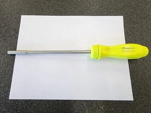 Snap-on Tools NEW HIGH VIZ Hard Grip 8" Shaft Ratcheting Screwdriver SSDMR8A - Picture 1 of 10