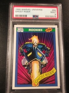 GHOST RIDER 1990 MARVEL UNIVERSE ROOKIES #82 PSA 9 MINT