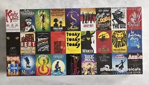 Rompecabezas de 1000 piezas Broadway Musicals re-marcas NUEVO panorámico Wicked Les Mis - Imagen 1 de 3