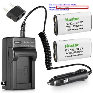 Kastar Battery AC Charger for Samsung Digimax V70 Digimax V50 Digimax A400 - Picture 1 of 11