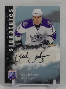Jack Johnson - 2007-08 Upper Deck Be a Player - Signatures #S-JJ Rookie