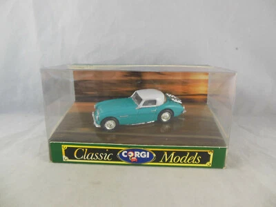 Corgi Classics 96200 Austin Healey in Turquoise + White Hard Top  1:43 Scale  - Image 1 of 4