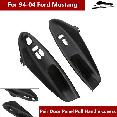 New Pair Set Interior Door Window Switch Bezel Panel For 1994-2004 Ford Mustang - Image 1 of 4