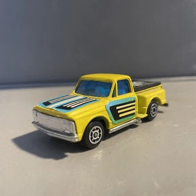 Chevy Step Side Pickup Trucks, Zylmex, Made In Hong Kong, Yellow, Sidewineder - Image 1 of 4