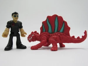 Imaginext Jurassic World Park Dimetrodon Dinosaurio Dr Malcom Figura de Acción Juguetes - Imagen 1 de 8