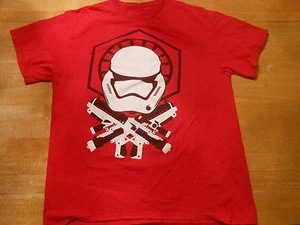 STAR WARS STORM TROOPERS MASK RED MEN'S T-SHIRT SIZE: MEDIUM - Picture 1 of 2