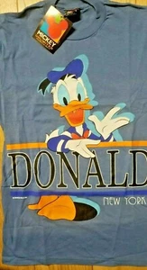 VINTAGE Disney Donald Duck New York T-Shirt NEW With Tags Mickey Size SMALL - Picture 1 of 3