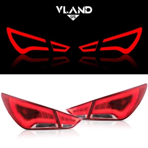 For 2011-14 Hyundai Sonata Sedan VLAND LED Red Clear Tail Lights Turn Sig. Light - Bild 1 von 12