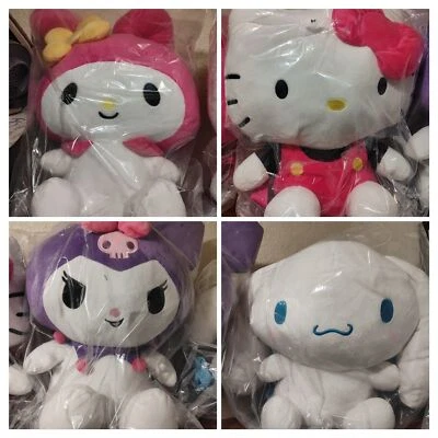 4 Plush Sanrio Hello Kitty Backpacks My Melody Hello Kitty Kuromi Cinnamoroll - Изображение 1 из 2