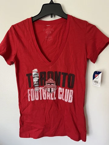 Bulletin MLS Toronto FC Larisa Tshirt Red Womens Size S *NWT* Cover