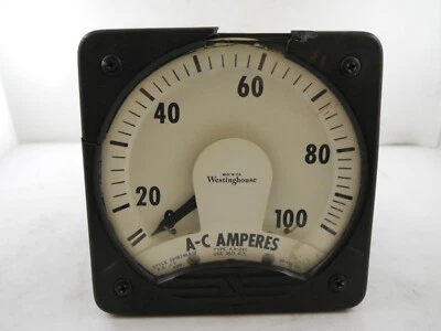 AMPERIOS A-C WESTINGHOUSE KA-241, Estilo 291B240A19 E.S.=5Amperios, USO 20/1 C.T.(usado) Foto 1 de 4