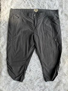 Woolrich Cargo Pants Capris Pockets Ruched Women’s Sz 14 Hiking Outdoor Travel - Picture 1 of 20
