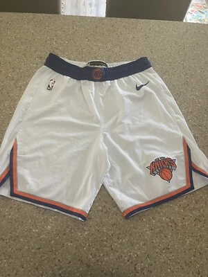 Pantalones cortos 2018/19 New York Knicks Allonzo Trier #14 usados en juegos - Nike Foto 1 de 4