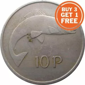 More details for ireland ten pence10 pingin, irish eire decimal choice of date 1969 to 2000
