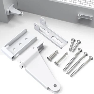 Reinforced Storm Door Closer Bracket Security Door Shock Bracket Kit Repair J... - Picture 1 of 7