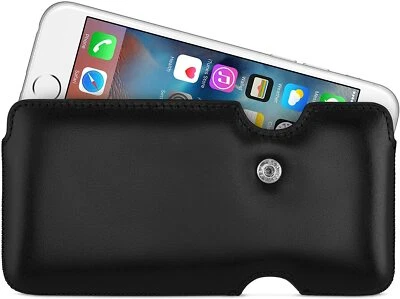 Funda de cuero lateral con clip para cinturón para nuevo iPhone SE 2020/IPhone 8/7 Foto 1 de 4