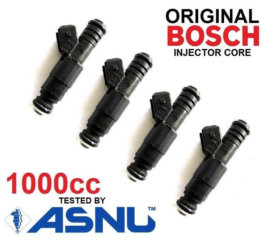 Fuel Injectors x 4 for Ford Cosworth Focus VW AUDI BMW BOSCH — 第 1/1 张图片