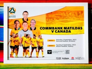 Framed 2022 MATILDAS Poster SAM KERR - 45cm x 32cm x 3cm Australia World Cup - Picture 1 of 3