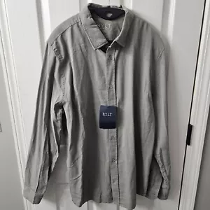 BYLT Shirt Mens L Large Willow Green Paloma 2.0 Long Sleeve Button Up Relaxed - Picture 1 of 4