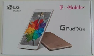 NEW UNLOCKED LG G Pad X 8.0 Gold Tablet, 8 Core Processor, Wi-Fi and 4G LTE - Picture 1 of 4
