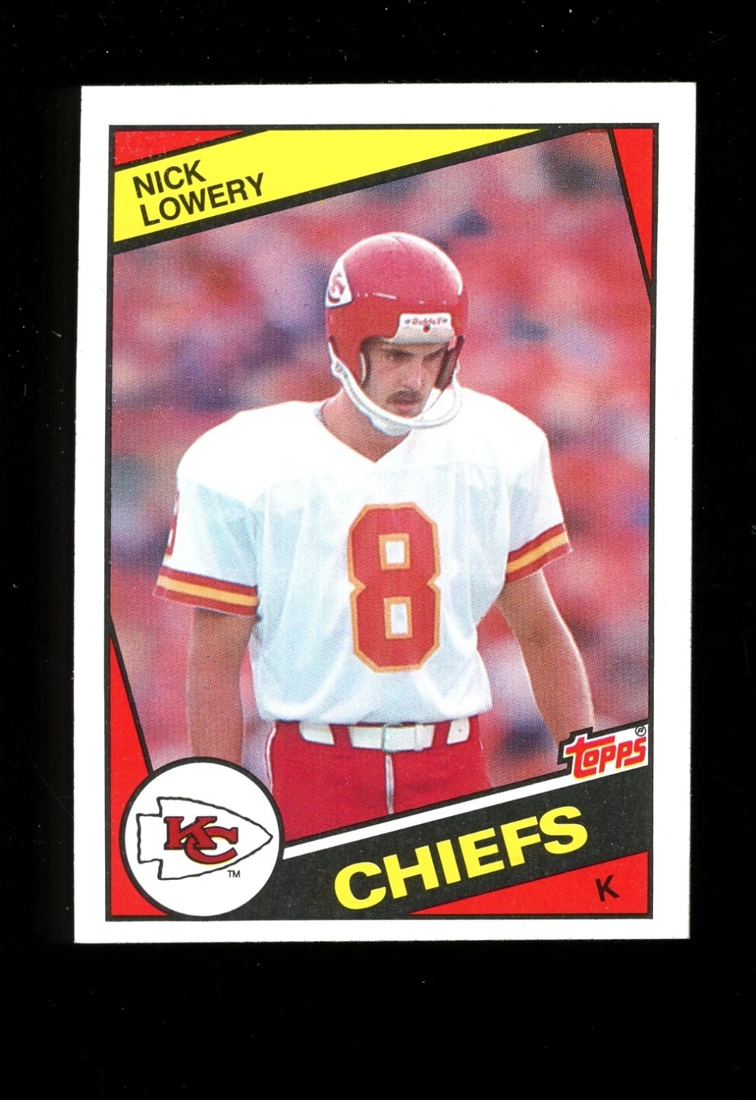 1984 Topps #94 Nick Lowery Kansas City Chiefs
