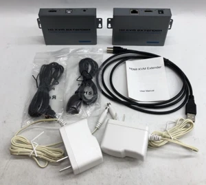 HDMI KVM USB Extender HD Video Extender Unterstützung Auflösung bis zu 1920x10 2er Pack - Bild 1 von 6
