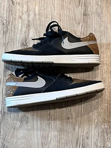 Size 10 - Nike Paul Rodriguez 7 SB Black Military Brown - Picture 1 of 11