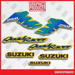 Suzuki LT250R Quadracer Decals Replica Full Set Graphics Sticker 85-92 Model - Picture 1 of 2