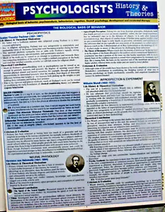 Psychologists; Quick Study: - pamphlet, BarCharts, 142321509, new - Imagen 1 de 2