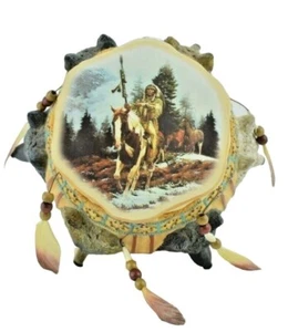 Caja de recuerdo sagrado Bradford Exchange Spirit of the Wolf (2005) - Imagen 1 de 7