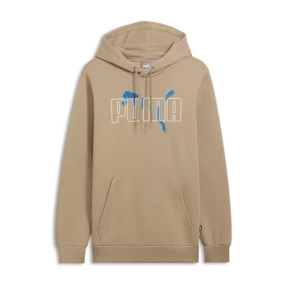 NUEVO Pullover Sudadera con Capucha Para Hombre Puma Gráfico, Tostado, Talla MEDIANA, Envío Gratis Foto 1 de 4