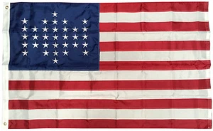 3x5 American 33 STAR Flag Fort Sumter EMBROIDERED NYLON Old Glory Spangled USA - Picture 1 of 5