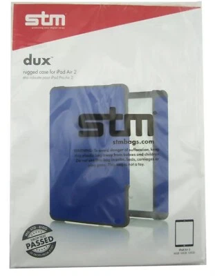 STM STM-222-104J-25 Dux Rugged Case Cover Protection Blue for iPad Air 2 (9.7")  - Image 1 of 2