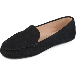 Journee Womens Halsey Wide Width Comfort Insole Slip On Round Toe Loafer - Picture 1 of 10