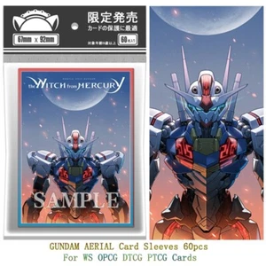 Gundam CCG  AERIAL 60x Card Game Sleeves - Picture 1 of 2