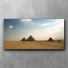 Canvas XXL Leinwandbilder Leinwand Wohnzimmer 120x60 Gizeh Pyramiden in Ägypten