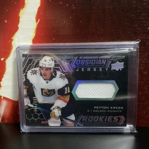 2020-21 UD Black Obsidian Rookies PEYTON KREBS RC Jersey #ORJ-PK Limited 008/399 - Bild 1 von 1