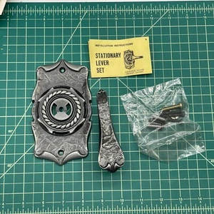 Antique Silver Amerock Carriage House STATIONARY LEVER DOOR KNOB  new - Picture 1 of 10