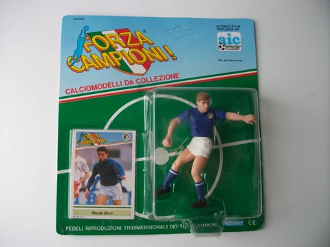 Nicola Berti Italy National Team Forza Campioni! Action Figure NIB Kenner Italia Cover