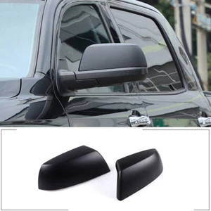 2PCS Matte Black side Rearview mirror cover Trim Fit For Toyota Tundra / Sequoia - Picture 1 of 12