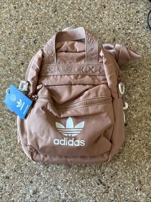 NWT Adidas micro 2.0 mini backpack wear 2 ways Crossbody convertible Rose Pink - Image 1 of 4