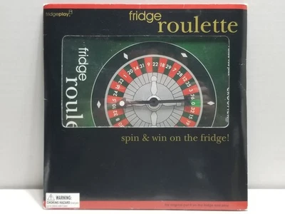 Fridge Roulette Game Magnetic Refrigerator Assessory Fun Travel Gambling NOS New - Image 1 of 4