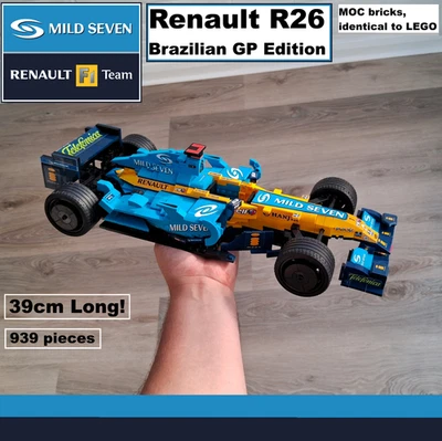 Mild Seven Renault R26 Brazilian GP Edition F1 Team Car Non Lego Issue Alonso - Bild 1 von 4