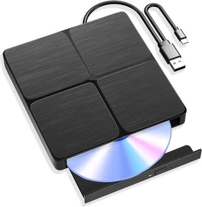 External Blu Ray Drive - Portable 3D Optical Bluray for Laptop,3.0 USB... - Photo 1/8
