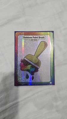 Neopets Battledome TCG - Foil Rainbow Paint Brush - Convention Exclusive Promo - Image 1 of 3