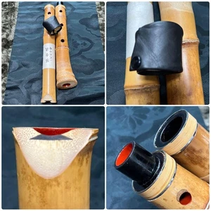 Shakuhachi Kokoryu Style 1.9ft No Looseness Used 58cm Silver Pipe - Picture 1 of 10
